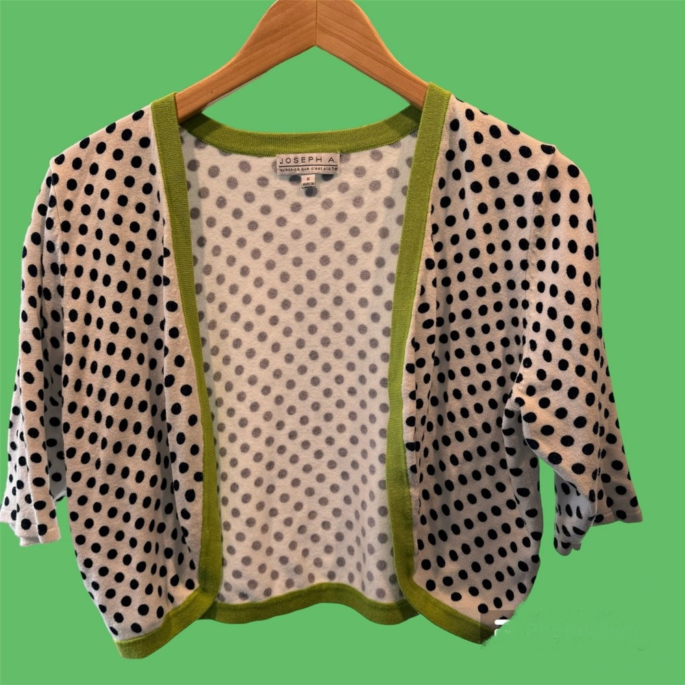 Joseph A polka dot shrug